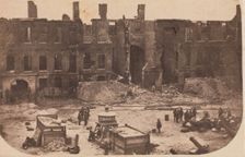 The Evacuation of Fort Sumter, April 1861, April 1861. Creator: Attributed to Alma A. Pelot