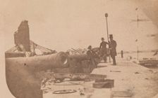 The Evacuation of Fort Sumter, April 1861, April 1861. Creator: Attributed to Alma A. Pelot