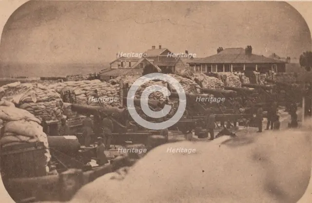 The Evacuation of Fort Sumter, April 1861, April 1861. Creator: Edward Anthony.