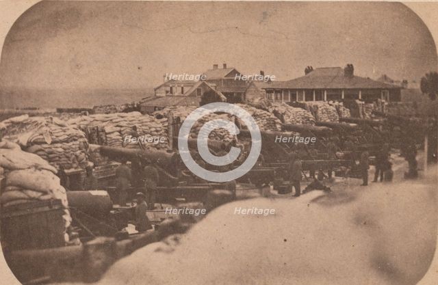 The Evacuation of Fort Sumter, April 1861, April 1861. Creator: Edward Anthony.