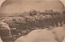 The Evacuation of Fort Sumter, April 1861, April 1861. Creator: Edward Anthony