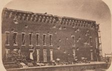The Evacuation of Fort Sumter, April 1861, April 1861. Creator: Edward Anthony