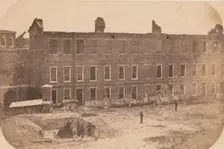 The Evacuation of Fort Sumter, April 1861, April 1861. Creator: Edward Anthony