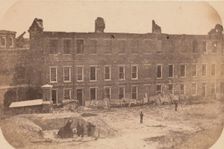 The Evacuation of Fort Sumter, April 1861, April 1861. Creator: Edward Anthony