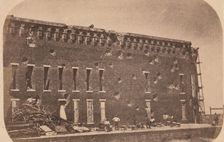 The Evacuation of Fort Sumter, April 1861, April 1861. Creator: Edward Anthony