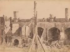 The Evacuation of Fort Sumter, April 1861, April 1861. Creator: J. M. Osborn