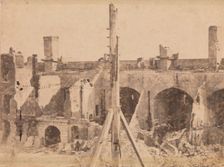 The Evacuation of Fort Sumter, April 1861, April 1861. Creator: J. M. Osborn