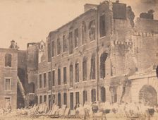 The Evacuation of Fort Sumter, April 1861, April 1861. Creator: J. M. Osborn