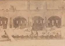 The Evacuation of Fort Sumter, April 1861, April 1861. Creator: J. M. Osborn