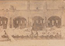 The Evacuation of Fort Sumter, April 1861, April 1861. Creator: J. M. Osborn