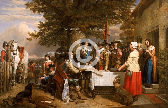The Eve of the Battle of Edge Hill, 1642, 1845. Artist: Landseer, Charles (1799-1879)