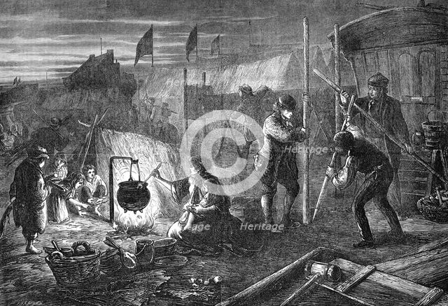 The Eve of the Derby, 1871. Creator: Unknown.