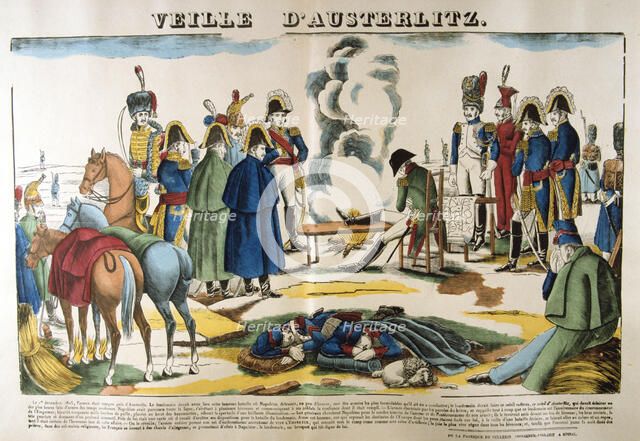 The eve of Austerlitz, 1 December 1805, (19th century). Artist: Anon