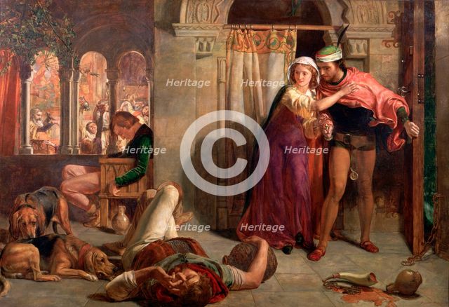 'The Eve of St Agnes', 1848. Artist: William Holman Hunt