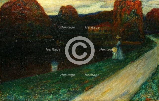 The Evening, 1902-1903. Creator: Kandinsky, Wassily Vasilyevich (1866-1944).