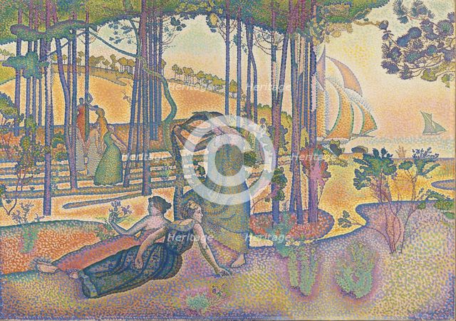 The Evening Air, ca 1893. Artist: Cross, Henri Edmond (1856-1910)