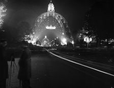 The evening before the Coronation of Elizabeth II, the Mall, London, 1st June 1953. Creator: Arthur Charles Kirby Ware