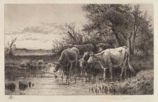 The Evening Hour, 1889. Creator: Peter Moran