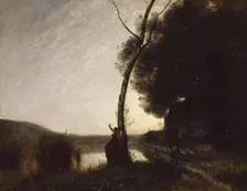 The Evening Star, 1864. Creator: Jean-Baptiste-Camille Corot