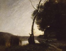 The Evening Star, 1864. Creator: Jean-Baptiste-Camille Corot