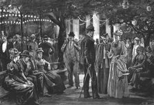 'The Evening Promenade at the German Exhibition 1891. Creator: Arthur Hopkins
