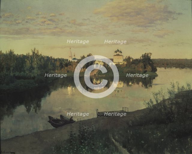 The Evening Ringing, 1892. Artist: Levitan, Isaak Ilyich (1860-1900)