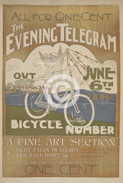 The evening telegram. Saturday June 6th 1896, c1893 - 1897. Creator: Unknown.