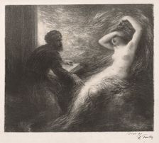 The Evocation of Kundry, 1898. Creator: Henri Fantin-Latour (French, 1836-1904)