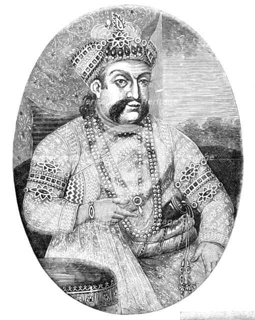 The Ex-King of Oude (Lucknow), 1857. Creator: Unknown.