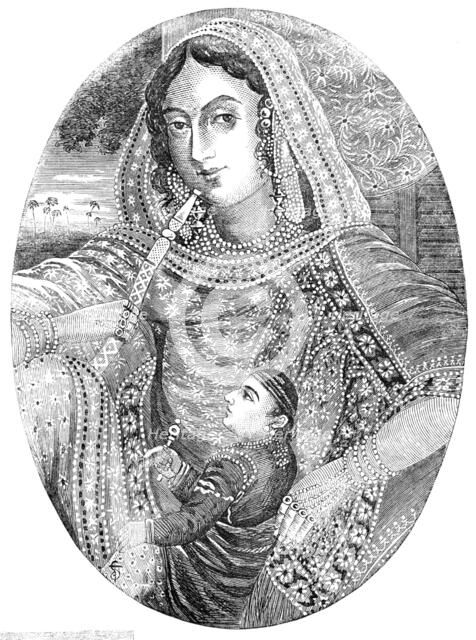 The Ex-Queen of Oude (Lucknow), 1857. Creator: Unknown.