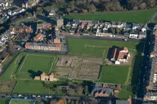 The excavated remains of Arbeia Roman Fort, South Shields, South Tyneside, 2023. Creator: Robyn Andrews