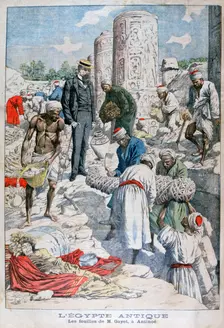 The excavations of Antinopolis, Egypt, by Albert Gayet, 1904