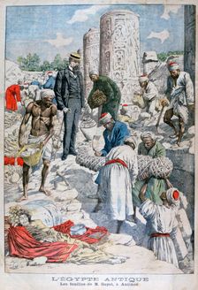 The excavations of Antinopolis, Egypt, by Albert Gayet, 1904