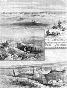 The Excavations of Pithom-Succoth: A Buried City of the Exodus, 1883. Creator: Unknown