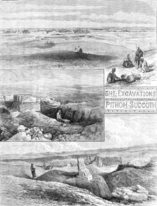The Excavations of Pithom-Succoth: A Buried City of the Exodus, 1883. Creator: Unknown