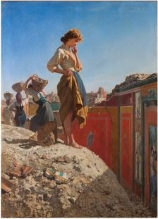 The excavations at Pompeii