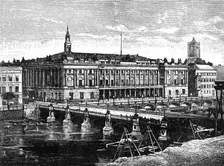 The Exchange and Frederick's Bridge, Berlin, 1900