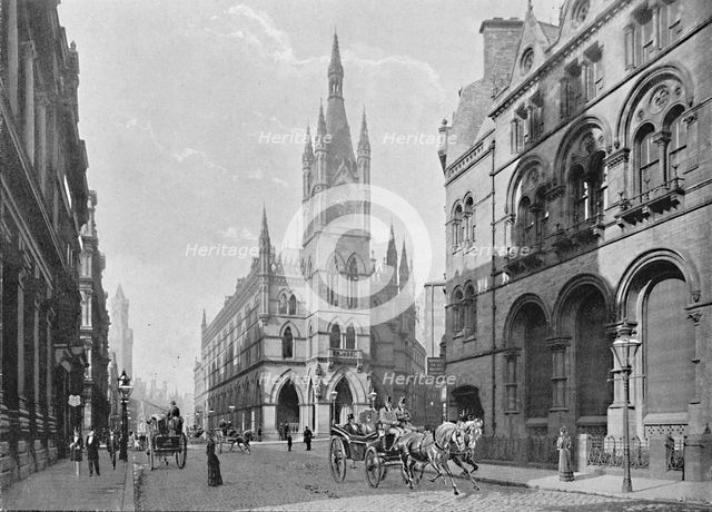 'The Exchange, Bradford', c1896. Artist: Hudson.