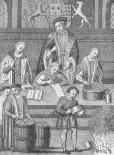 The Exchequer in the time of Henry VII, c1490 (1904)