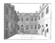 The Excise Office. c1756. Artist: Benjamin Cole