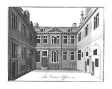 The Excise Office. c1756. Artist: Benjamin Cole
