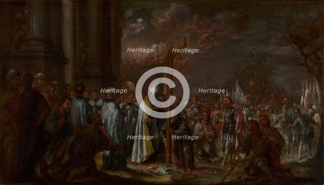 The Exaltation of the Cross, about 1680. Creator: Juan de Valdés Leal.