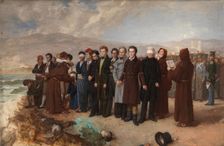 The Execution by Firing Squad of Torrijos and his Companions on the beach at Málaga, 1888. Creator: Antonio Gisbert