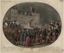 The Execution of Thomas de Mahy, Marquis de Favras (1744-1790), February 18, 1790, 1790. Creator: Caresme, Jacques Philippe (1734-1796)
