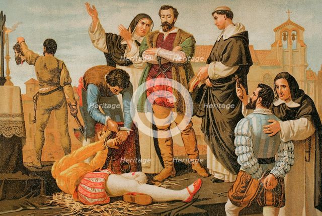 The Execution of the Comuneros of Castile, 1521, (1890).  Creator: Unknown.