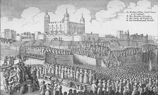 The execution of the Earl of Strafford on Tower Hill, London, 12 May 1641 (1903)