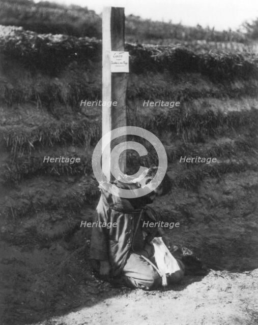 The execution of a spy, 1914. Artist: Unknown