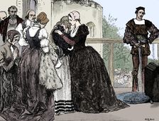 The execution of Anne Boleyn, 1536