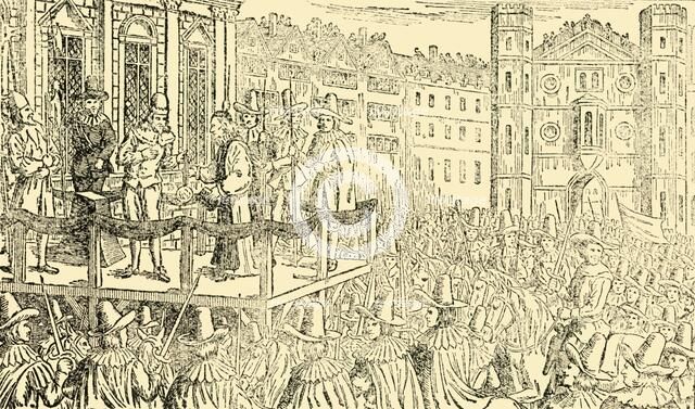 'The Execution of Charles I. in Whitehall, 30th January 1649', c1930. Creator: Unknown.