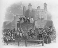 The Execution of Dudley Earl of Leicester 1859